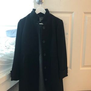 J crew wool coat, 10p.  Black